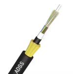 Long Span Self Supporting Aerial ADSS Cable Double Jacket Fiber Optic Cable 2-36