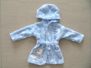 China blue baby bath robes,dressing gowns,clothing factory factory