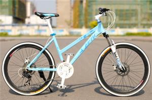 China EN standard 36 spokes 24/26 inch alloy mountain bicycle MTB with Shimano 24 speed for lady factory