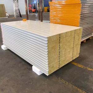 China Cleanroom Sandwich Panels Rock Wooll 50mm 75mm 100mm factory