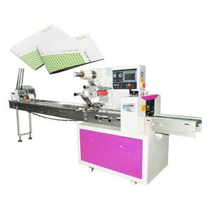China 220V Card Issuing Pillow Automatic Packing Machinery For Small Brochures factory