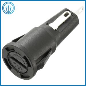 China Snap Fit Design Nylon Screw-in Cap 5x20mm Micro Panel Mount Fuse Holder R3-54 factory