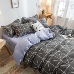 Adult Grade A 100% BAMBOO Bedding Comforter Sets with Marble Pattern Duvet Cover