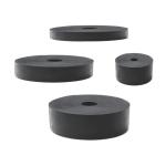 Round Abrasion Resistance Rubber Feet Pads for Furniture / Equipment