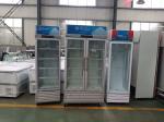 Blue Refrigerated Display Cabinet Beverage Cabinet