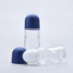 Refillable Roll On Deodorant Bottle Glass Diameter 35.2mm Customized Label