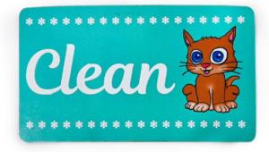 China Waterproof Clean Dirty Dishwasher Magnet Funny Sign For Home dish washing factory