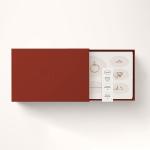 Earring PU Leather Portable Jewelry Case , Ear Stud Travel Jewelry Box