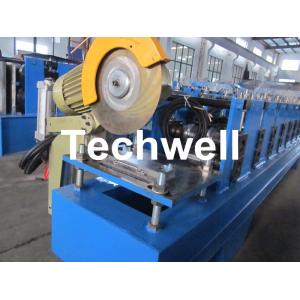 China 13 Forming Stations Roller Shutter Door Cold Roll Forming Machine With Manual Decoiler factory