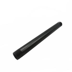 China ASTM A733 Sch40 Black Female Threaded Pipe Nipple Hot Galvanized factory