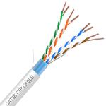 CAT5E FTP White LSZH Cable Jacket 24AWG 100% Copper Pass Fluke