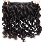 Natural Color Loose Wave Hair Malaysian Virgin Hair Extensions Full Cuticle