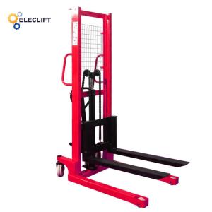 1000kg Capacity Manual Pallet Stacker With 3000mm Max Lifting Height