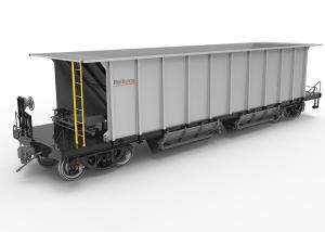 China 60T Payload Hopper Wagon , 65m3 Coal Hopper Car 1435mm Track Gauge on sale