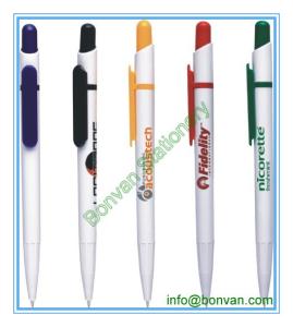 China full color printed pen, CMYK printed plastic pen for logo advertising factory