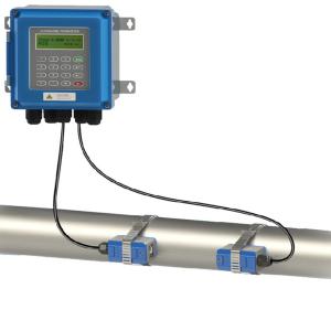 China TUF-2000B Wall Mounted Ultrasonic Flowmeter External Clip On Ultrasonic Flow Meter factory