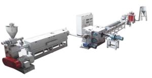 China Granulating Plastic Recycling Plant , Plastic Waste Recycling Plant WT Series PET Single Screw factory