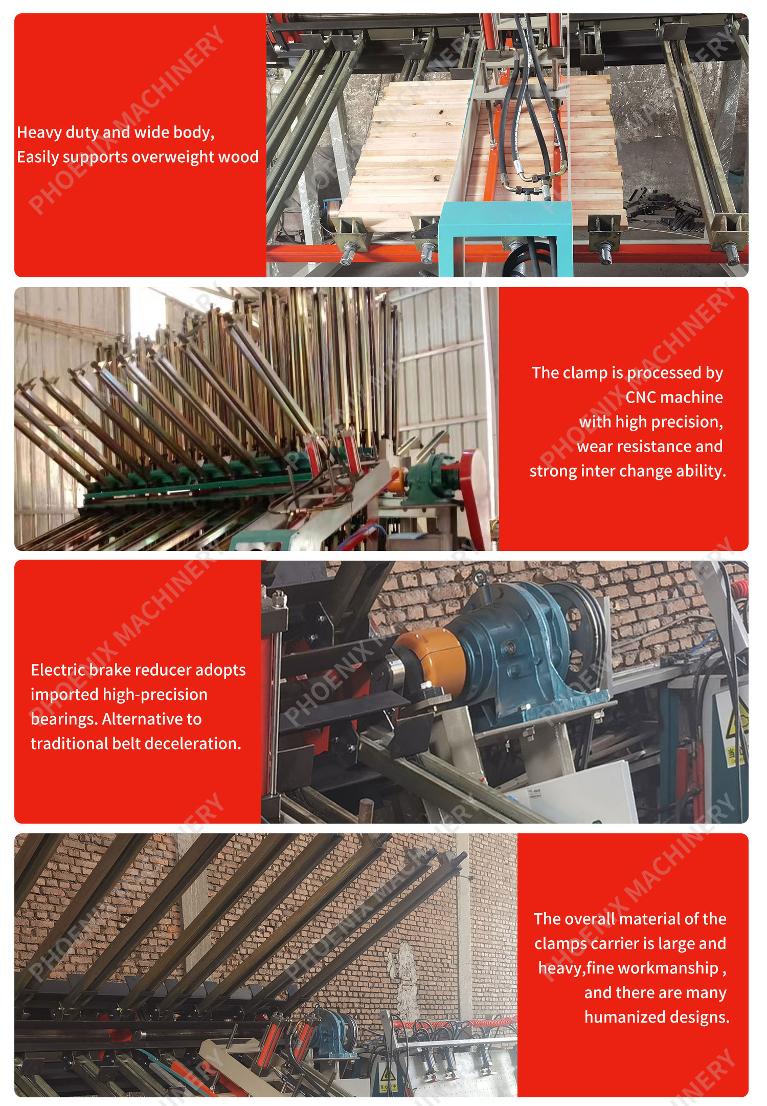 MY2600A-8 Woodworking Solid Wood Block Board Pneumatic Hydraulic Rotary Clamp Pressing Machine