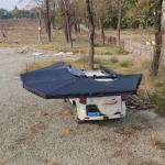 Easy Setup Space Saving 270 Degree Vehicle Awning Outdoor Tent Awning