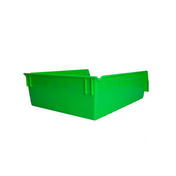 Tools Storage Shelf Rack Bin Customized Color Stackable Plastic Bin with Divider