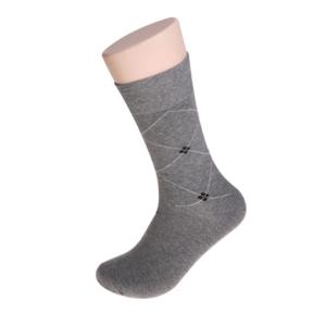 China custom logo, design Diamond mens socks factory