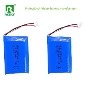 China Rechargeable Lipo Li Polymer Cell 803450 3.7V 1500mAh 5.5wh factory