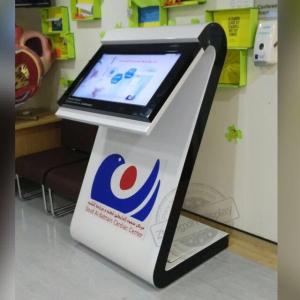 Panel Type TFT LCD Screen LED Light 19inch Smart Touch Screen Table Stand For