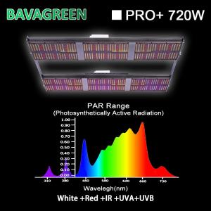 China Samsung Hydroponic 720w UV IR LED Grow Light Full Spectrum For Flower Plant factory
