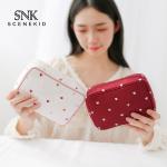 Printed Pattern Polyester Fabric Makeup Storage Artist Brush Bag