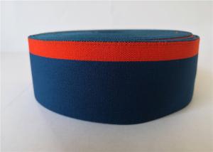 China 5 Cm Elastic Nylon Webbing Blue Orange Color factory