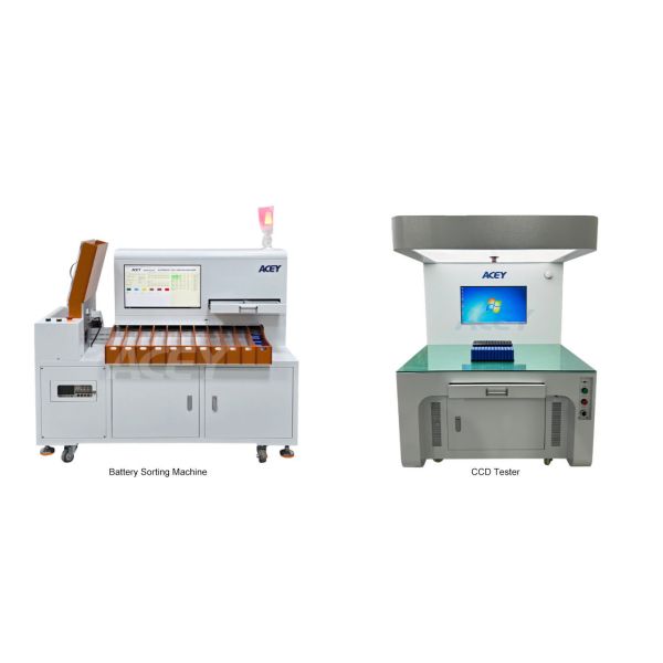 Semi Automatic Cylindrical Lithium Ion Battery Pack Assembly Line For 18650 21700 26650 32700