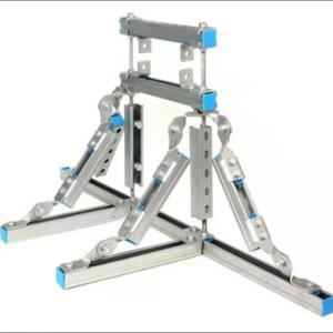 Low Maintenance Galvanized Finish Seismic Bracket For Flexible Applications