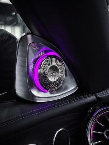 China 4D rotation tweeter car speaker with ambient light for Mercedes Benz E coupe w238 factory