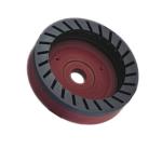 D150mm Internal Toothed Resin Wheel Bowl Shape Continuous Diamond Grinding Wheel