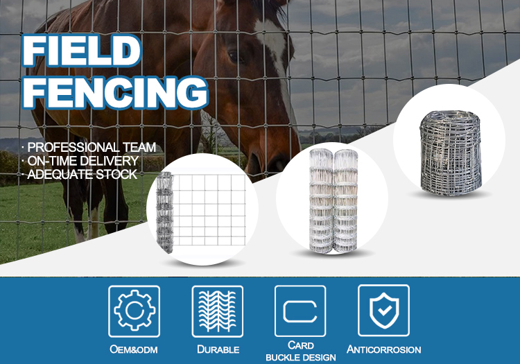 Hot-Dip Galvanized Cattle Fence High Grade Design Horse Fence Panel for Livestock Farm