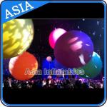 Advertising Helium Balloon And Blimps Soccer , Sphere Flying Paint Shape Ball
