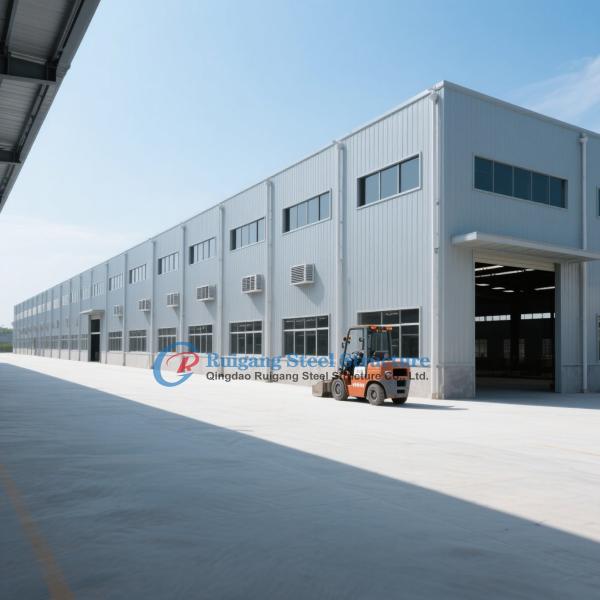 China Custom Steel Structure Warehouse with Mezzanine System factory