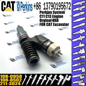 China Hot sale fuel common rail injector 211-3024 10R-0958 10R-8502 for Caterpillar Engine C15 factory
