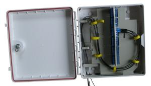 China Drawer Type Fiber Optic Distribution Box 350 X 340 X 120 Mm 24 Or 48 Fibers factory