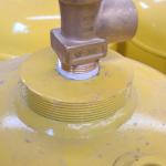 Mig 40L GB/T11638 Standard Customized Color QF-15A Valve Welded Acetylene Gas