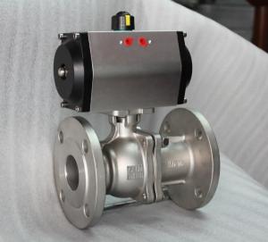 China Water Media 2PC Flange Ball Valve with Pneumatic/Electric Actuator Features factory