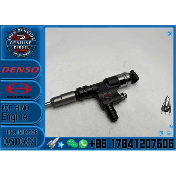 095000-6521 Diesel Fuel Injector 095000-6250 23670-E0091 For HINO 300 NO4C