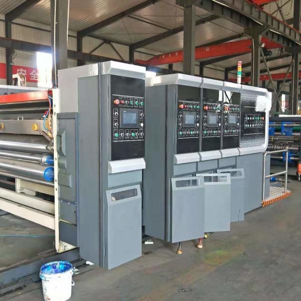 New Condition And 1 Year Warranty Corrugated Cardboard Flexo Printer Slotter Die-Cutter Stacker Machine