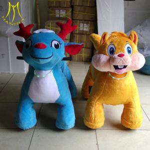 China Hansel Christmas deer safari ride on toy walking animals scooters in amusement park factory