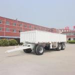 12R22.5 Tire 20tons 30tons Fence Trailer Bulk Cargo Tractor Hydraulic Dump Full