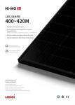 LONGI SOLAR LR5 54HIB 400W 405W 410W 415W 420W Solar Panel Kit