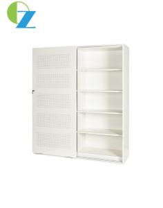 China Office Metal Storage File Cabinet With Steel Two Sliding Door factory