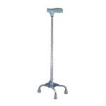 Medical Steel Adjustable Height Four Leg Crutch For The Disabled