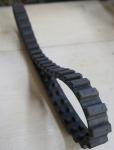 Adjustable Black Small Rubber Tracks / Rubber Tank Tracks For Robots 40×31.3×45