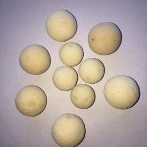 China 92% Alumina Ceramic Grinding Balls for Industrial Manufactured by Light Yellow factory